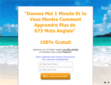 Tablet Screenshot of coursanglais.org